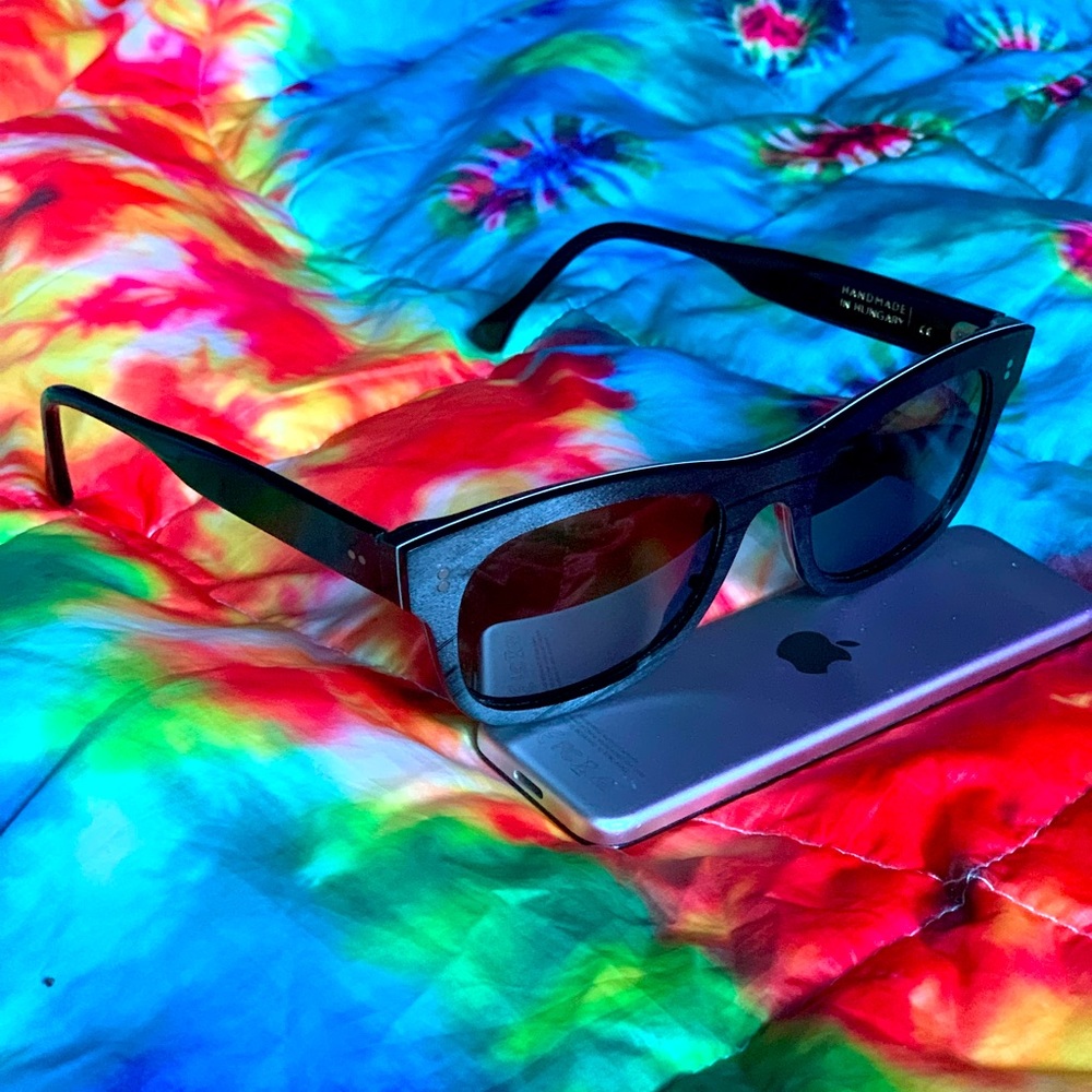 Vinylize Eyewear Morton Authentic Wayfarer Sunglasses Vinyl
